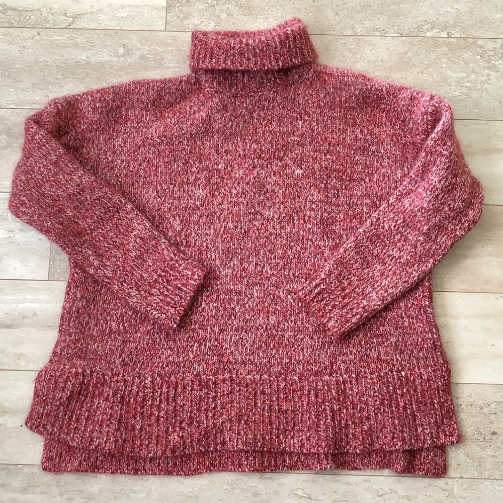 J. CREW | Wool Blend Turtleneck Sweater
